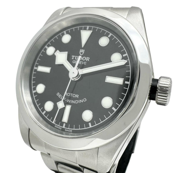 【TUDOR/チューダー/チュードル】 ブラックベイ32 79580 腕時計 ステンレススチール 自動巻き/オートマ ブラック文字盤/シルバーバンド レディース 【中古】【真子質店】【GD】 【IKKI】
