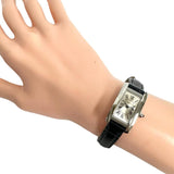 【CARTIER/カルティエ】 タンクアメリカンミニ WSTA0032 腕時計 ステンレススチール/レザー クオーツ シルバー文字盤/紺革ベルト レディース 【中古】【真子質店】【GD】 【TYSMo】