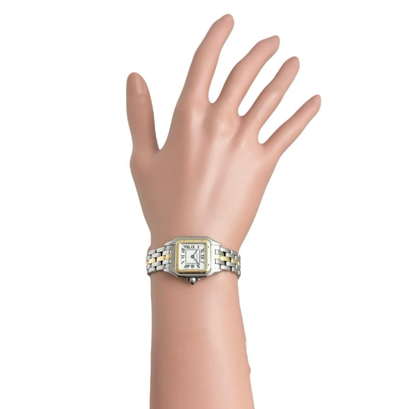 【CARTIER/カルティエ】 パンテールSM 1ロウ 　オーバーホール済 腕時計 ステンレススチール/YG クオーツ シルバー文字盤/ゴールドシルバーコンビベルト レディース
【中古】【真子質店】【GD】




【TTxx】