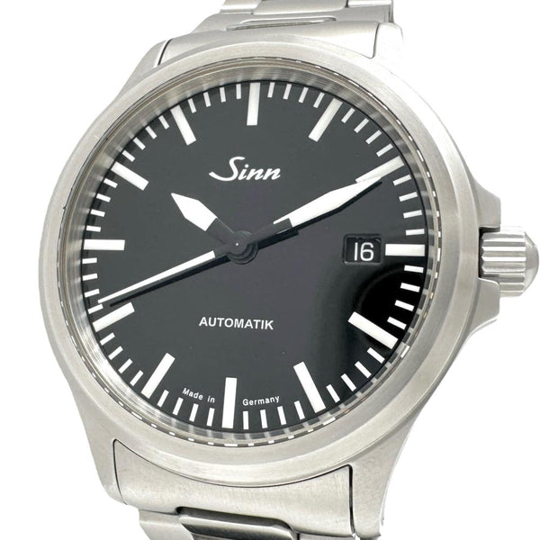 【Sinn/ジン】 インストゥルメント デイト 556.010 裏スケルトン 腕時計 ステンレススチール 自動巻き/オートマ ブラック文字盤/シルバーベルト メンズ
【中古】【真子質店】【GD】




【ITIx】