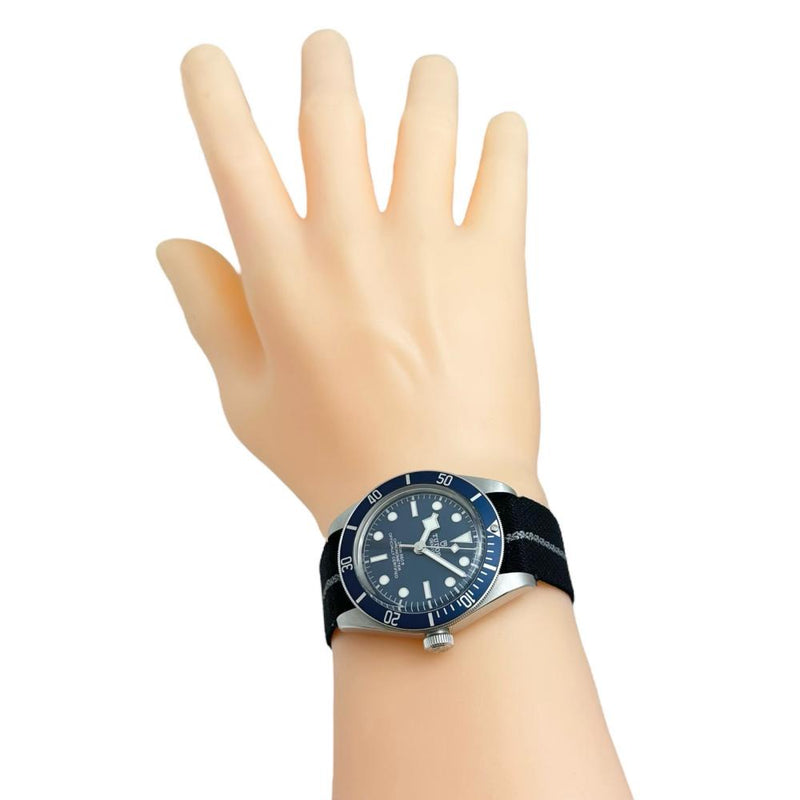 【TUDOR/チューダー/チュードル】 ブラックベイ58 79030B 腕時計 ステンレススチール/キャンバス 自動巻き/オートマ ブルー文字盤/ブルー布ベルト メンズ 【中古】【真子質店】【BL】 【TKMaS】
