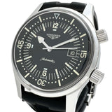 【LONGINES/ロンジン】 レジェンドダイバー L3.674.4 腕時計 ステンレススチール/ラバー 自動巻き/オートマ ブラック文字盤/ブラックラバーバンド メンズ 【中古】【真子質店】【GD】 【IMaMoMa】