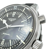 【LONGINES/ロンジン】 レジェンドダイバー L3.674.4 腕時計 ステンレススチール/ラバー 自動巻き/オートマ ブラック文字盤/ブラックラバーバンド メンズ 【中古】【真子質店】【GD】 【IMaMoMa】