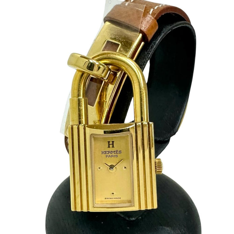エルメス クオーツ ケリーウォッチ ゴールド 革ベルト HERMES エルメス ケリーウォッチ 腕時計 レディース クウォーツ