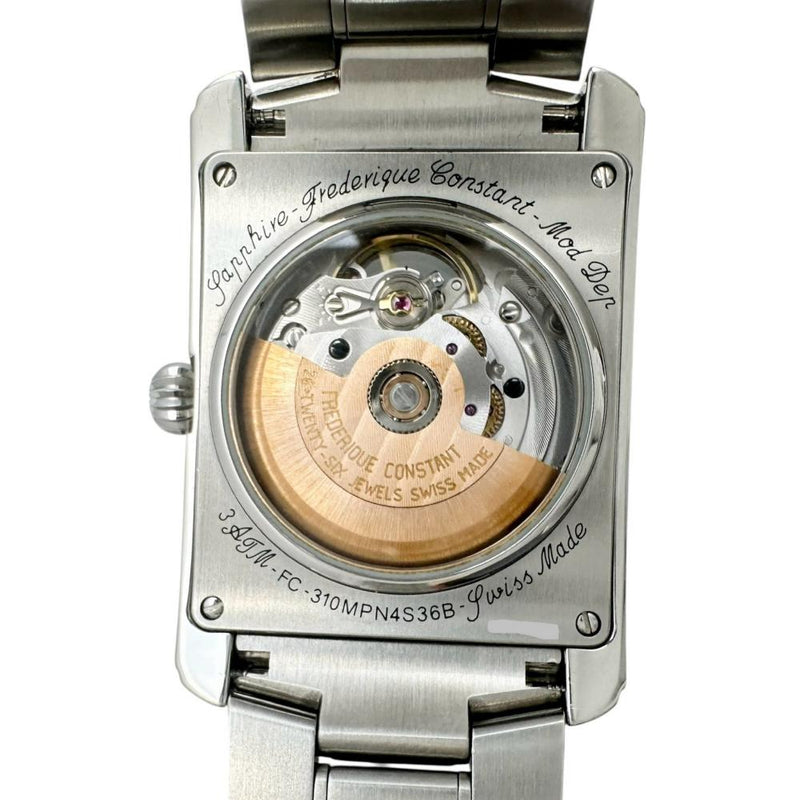 【FREDERIQUE CONSTANT/フレデリック・コンスタント】 クラシックカレ ハートビート FC-310MPN4S36 腕時計 ステンレススチール/シェル 自動巻き/オートマ ブルーシェル文字盤/シルバーバンド メンズ 【中古】【真子質店】【GD】 【SSx】