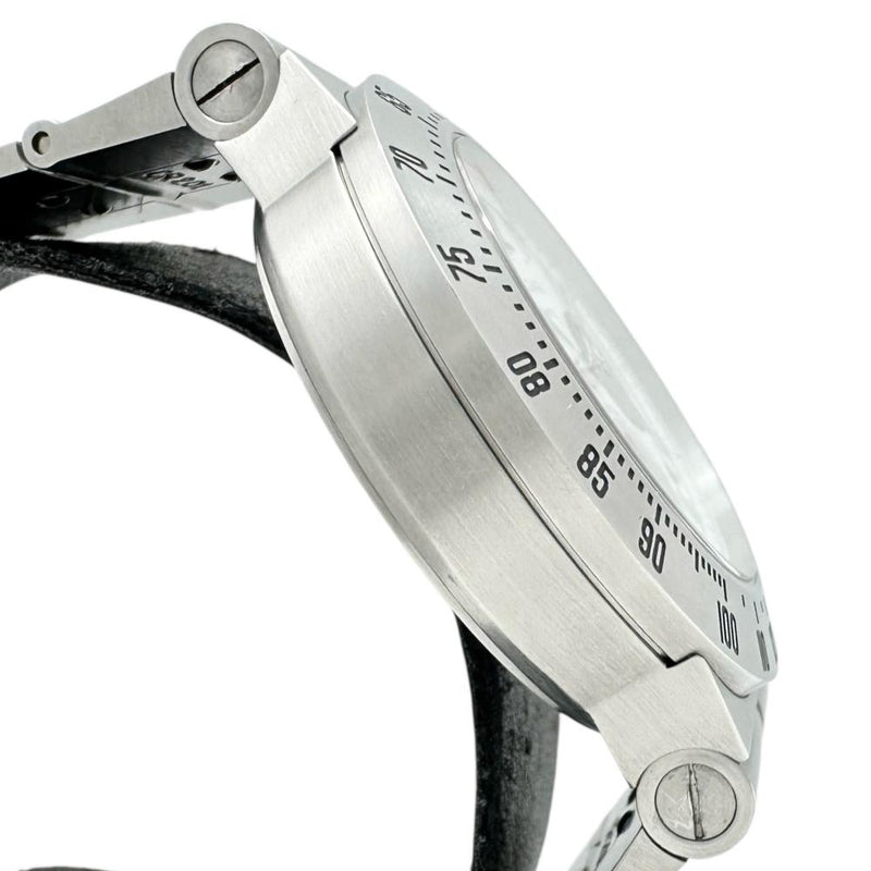 【BVLGARI/ブルガリ】 ディアゴノ タキメトリック CH40STA 腕時計 ステンレススチール 自動巻き/オートマ ホワイト文字盤/シルバーバンド メンズ 【中古】【真子質店】【GD】 【IMiMaK】
