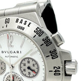 【BVLGARI/ブルガリ】 ディアゴノ タキメトリック CH40STA 腕時計 ステンレススチール 自動巻き/オートマ ホワイト文字盤/シルバーバンド メンズ 【中古】【真子質店】【GD】 【IMiMaK】