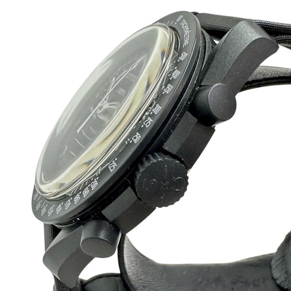 【Swatch/スウォッチ】 スピードマスター S033B700 OMEGAコラボ スヌーピー　クロノグラフ 腕時計 プラスチック クオーツ 黒文字盤 メンズ
【中古】【真子質店】【NN】




【MaIS】