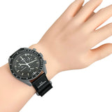 【Swatch/スウォッチ】 S033M100 OMEGAコラボ スピードマスター 腕時計 プラスチック/ナイロン クオーツ 黒文字盤/グレーケース/黒ナイロンベルト メンズ
【中古】【真子質店】【NN】




【TxS】