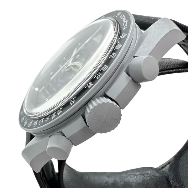 【Swatch/スウォッチ】 S033M100 OMEGAコラボ スピードマスター 腕時計 プラスチック/ナイロン クオーツ 黒文字盤/グレーケース/黒ナイロンベルト メンズ
【中古】【真子質店】【NN】




【TxS】