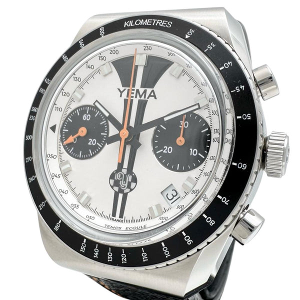 ミーングラフ ジャパンエディション YMEAN23JP 【YEMA/イエマ】 腕時計 ステンレススチール/レザー 自動巻き/オートマ ホワイト文字盤/ブラックレザーベルト メンズ
【中古】【真子質店】【GD】




【IYMiMa】