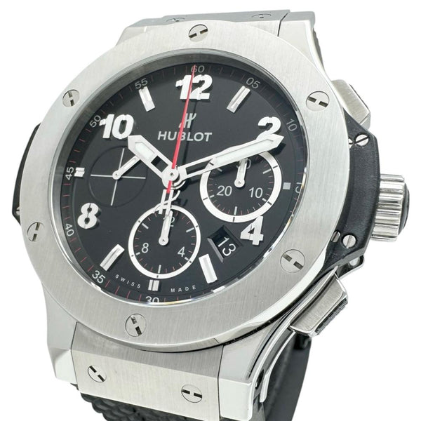 【HUBLOT/ウブロ】 ビッグバン 301.SX.130.RX 裏スケルトン 腕時計 ステンレススチール/ラバー 自動巻き/オートマ ブラック文字盤/ブラックラバー メンズ 【中古】【真子質店】【BL】 【YMiTx】