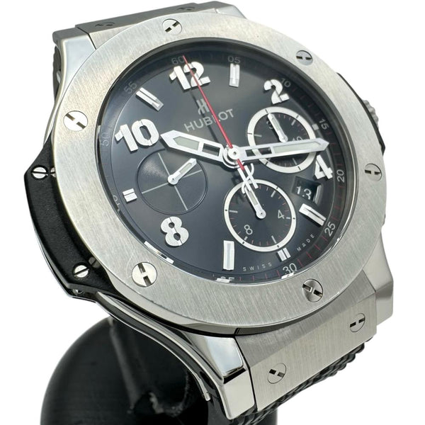 【HUBLOT/ウブロ】 ビッグバン 301.SX.130.RX 裏スケルトン 腕時計 ステンレススチール/ラバー 自動巻き/オートマ ブラック文字盤/ブラックラバー メンズ 【中古】【真子質店】【BL】 【YMiTx】