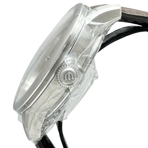 【MAURICE LACROIX/モーリスラクロア】 マスターピース MP7228 未使用 スケルトン 腕時計 ステンレススチール/レザー 自動巻き/オートマ ゴールド文字盤/ブラウンレザーバンド メンズ 【中古】【真子質店】【GD】 【IMiMax】