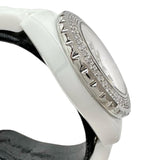 【CHANEL/シャネル】 J12 H0967 純正ダイヤモンド　ベゼル 腕時計 ホワイトセラミック/ダイヤモンド クオーツ 白文字盤/ダイヤモンドベゼル レディース
【中古】【真子質店】【GD】




【MaTKMi】