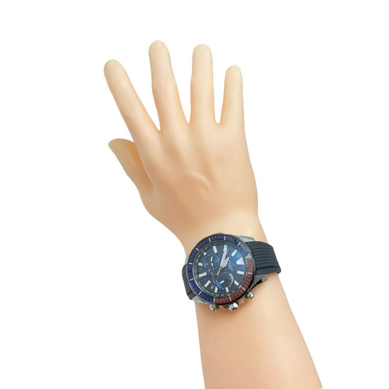 【CASIO/カシオ】 オシアナス OCW-P2000C-2AJF 腕時計 ステンレススチール/ラバー ソーラー電波 ブルー文字盤/ブルーラバーベルト メンズ 【中古】【真子質店】【GD】 【MiDK】