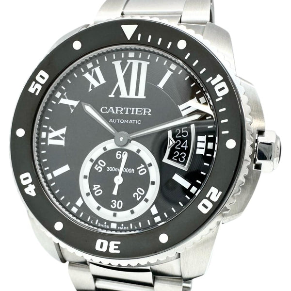 【CARTIER/カルティエ】 カリブル ダイバー W7100057 保証書/ギャラ付き 腕時計 ステンレススチール 自動巻き/オートマ ブラック文字盤/シルバーベルト メンズ
【中古】【真子質店】【BL】




【MoTxMa】