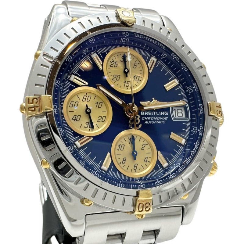 【BREITLING/ブライトリング】 クロノマット ビコロ B13350 腕時計 ステンレススチール/YG 自動巻き/オートマ ブルー文字盤/シルバーベルト ゴールド メンズ
【中古】【真子質店】【GD】




【TTYY】