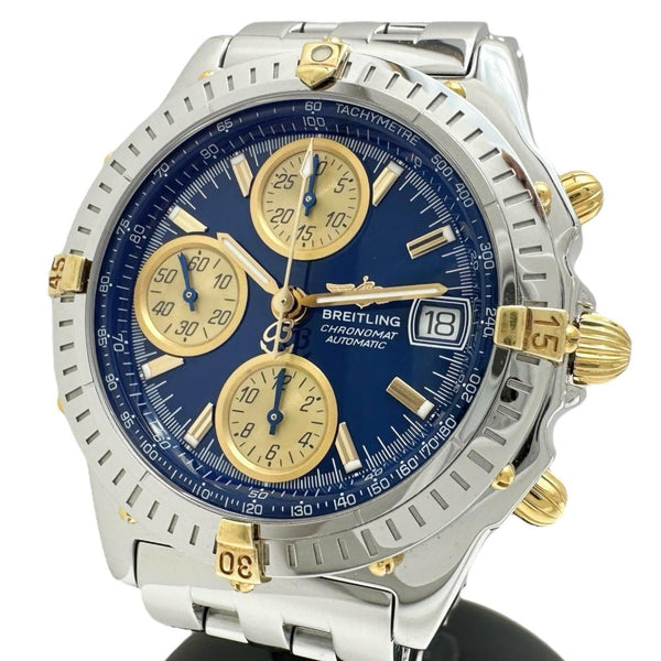 【BREITLING/ブライトリング】 クロノマット ビコロ B13350 腕時計 ステンレススチール/YG 自動巻き/オートマ ブルー文字盤/シルバーベルト ゴールド メンズ
【中古】【真子質店】【GD】




【TTYY】