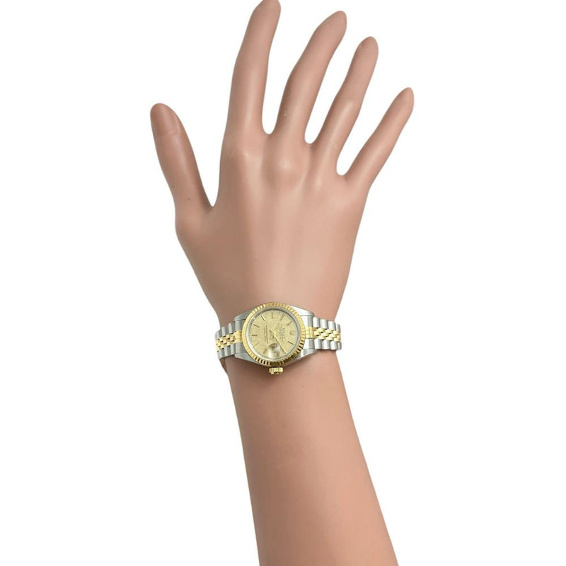 【ROLEX/ロレックス】 69173 デイトジャスト モザイク 腕時計 ステンレススチール/K18YGイエローゴールド 自動巻き/オートマ (1991年製) ゴールド文字盤/ゴールドシルバーコンビベルト レディース
【中古】【真子質店】【BL】




【YMiTx】
【ex】