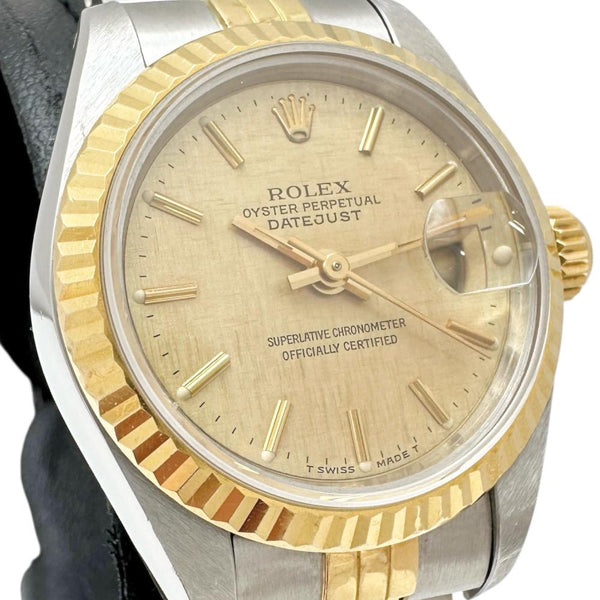 【ROLEX/ロレックス】 69173 デイトジャスト モザイク 腕時計 ステンレススチール/K18YGイエローゴールド 自動巻き/オートマ (1991年製) ゴールド文字盤/ゴールドシルバーコンビベルト レディース
【中古】【真子質店】【BL】




【YMiTx】
【ex】