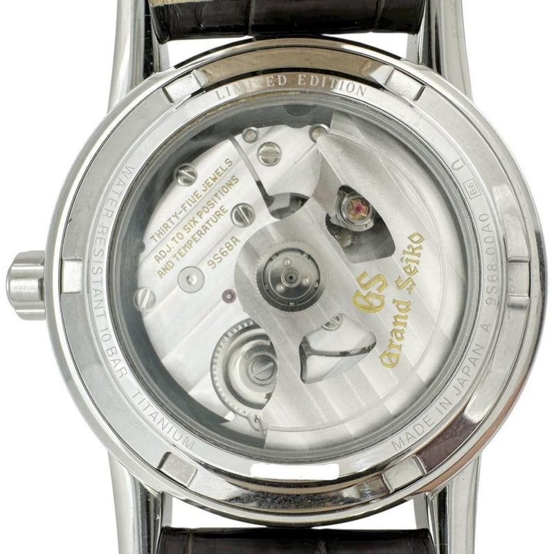 【SEIKO/セイコー】 SBGR305(9S68-00A0) 初代グランドセイコー リミテッドコレクション2017 裏スケルトン 腕時計 チタン/レザー 自動巻き/オートマ シルバー文字盤/ブラウンレザーベルト メンズ
【中古】【真子質店】【BL】




【DKMoT】