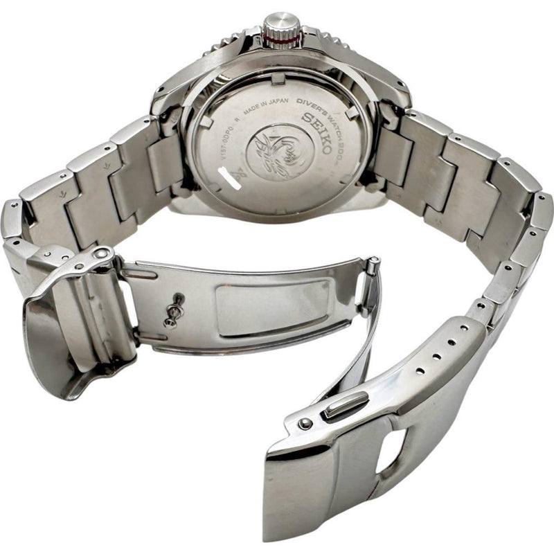 【SEIKO/セイコー】 ダイバー SBDJ051(V157-0DP0) ソーラー　プロスペックス 腕時計 ステンレススチール クオーツ ブラック文字盤/シルバーベルト メンズ
【中古】【真子質店】【GD】




【TKMo】