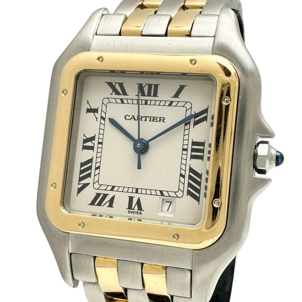 【CARTIER/カルティエ】 パンテールMM 2ロウ W25028B6 腕時計 ステンレススチール/YG クオーツ ベージュ文字盤/シルバーベルト レディース
【中古】【真子質店】【BL】




【YxMox】