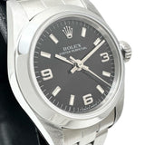 【ROLEX/ロレックス】 オイスターパーペチュアル 67180 369アラビア数字インデックス 腕時計 ステンレススチール 自動巻き/オートマ U番(1997年) ブラック文字盤 レディース
【中古】【真子質店】【BL】




【TSIMo】
【ex】