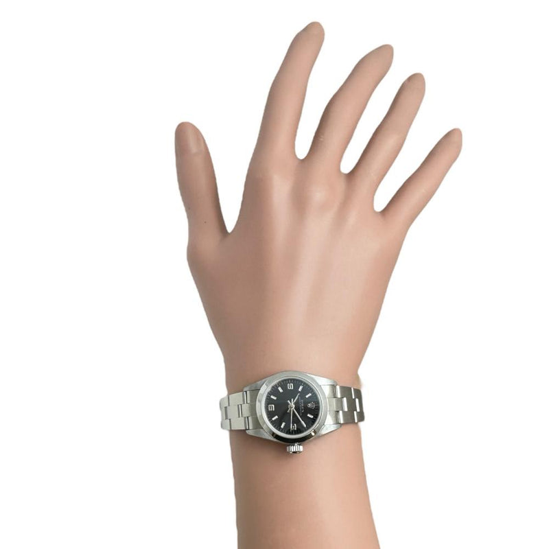 【ROLEX/ロレックス】 オイスターパーペチュアル 67180 369アラビア数字インデックス 腕時計 ステンレススチール 自動巻き/オートマ U番(1997年) ブラック文字盤 レディース
【中古】【真子質店】【BL】




【TSIMo】
【ex】