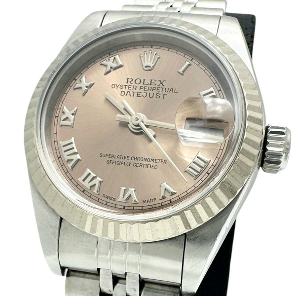 【ROLEX/ロレックス】 デイトジャスト ローマン 69174 腕時計 ステンレススチール/WG 自動巻き/オートマ T番(1996年) ピンク文字盤/シルバーベルト レディース
【中古】【真子質店】【BL】




【MoxxMo】
【ex】