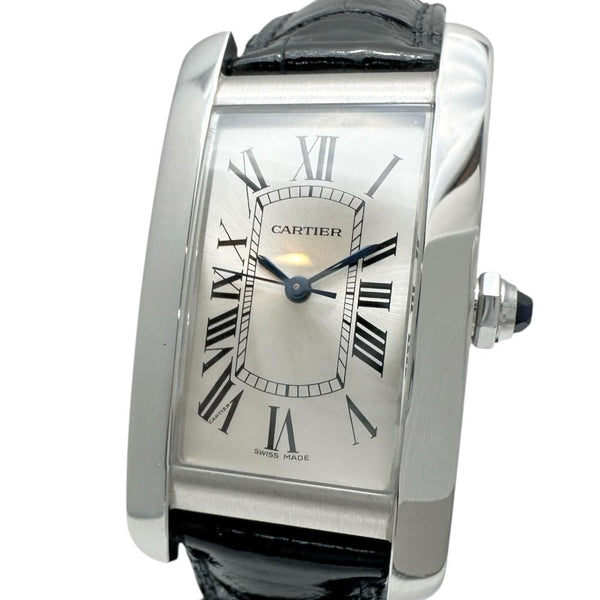 【CARTIER/カルティエ】 タンクアメリカンMM WSTA0017 腕時計 ステンレススチール/レザー 自動巻き/オートマ シルバー文字盤/ダークネイビーレザー レディース
【中古】【真子質店】【BL】




【DTSx】
