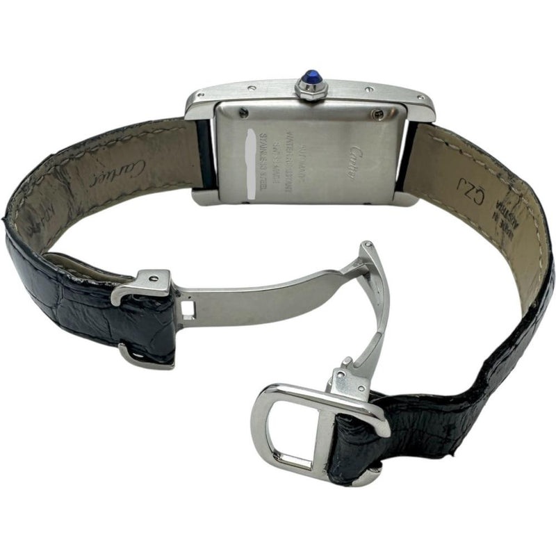 【CARTIER/カルティエ】 タンクアメリカンMM WSTA0017 腕時計 ステンレススチール/レザー 自動巻き/オートマ シルバー文字盤/ダークネイビーレザー レディース
【中古】【真子質店】【BL】




【DTSx】