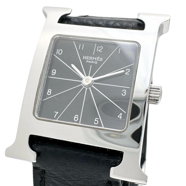 【HERMES/エルメス】 Hウォッチ HH1.210 腕時計 ステンレススチール/レザー クオーツ ブラック文字盤/ブラックレザーベルト レディース
【中古】【真子質店】【GD】




【YxMo】