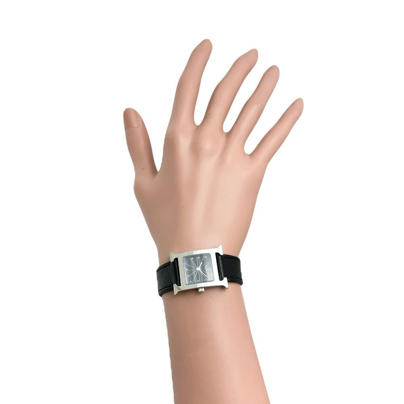 【HERMES/エルメス】 Hウォッチ HH1.210 腕時計 ステンレススチール/レザー クオーツ ブラック文字盤/ブラックレザーベルト レディース
【中古】【真子質店】【GD】




【YxMo】