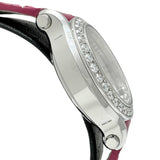 【Chopard/ショパール】 ハッピースポーツ 278509 保証書/ギャラ付き　ダイヤベゼル&ムーブ5P 腕時計 ステンレススチール/レザー/シェル クオーツ シェル文字盤/ピンクレザーベルト レディース
【中古】【真子質店】【BL】




【DSMox】