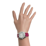 【Chopard/ショパール】 ハッピースポーツ 278509 保証書/ギャラ付き　ダイヤベゼル&ムーブ5P 腕時計 ステンレススチール/レザー/シェル クオーツ シェル文字盤/ピンクレザーベルト レディース
【中古】【真子質店】【BL】




【DSMox】