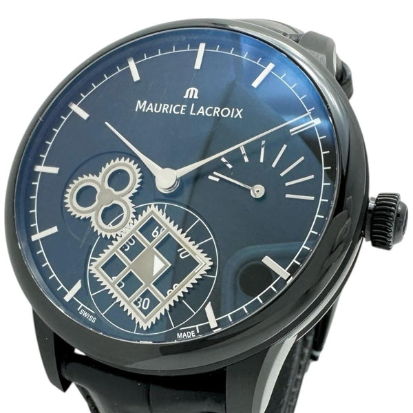 【MAURICE LACROIX/モーリスラクロア】 マスターピース MP7158 スクエアホイール 日本限定 裏スケルトン 腕時計 ステンレススチール/レザー 手巻き ブラック文字盤/ブラックレザーベルト メンズ
【中古】【真子質店】【GD】




【MaIDY】