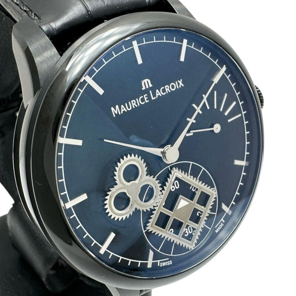 【MAURICE LACROIX/モーリスラクロア】 マスターピース MP7158 スクエアホイール 日本限定 裏スケルトン 腕時計 ステンレススチール/レザー 手巻き ブラック文字盤/ブラックレザーベルト メンズ
【中古】【真子質店】【GD】




【MaIDY】