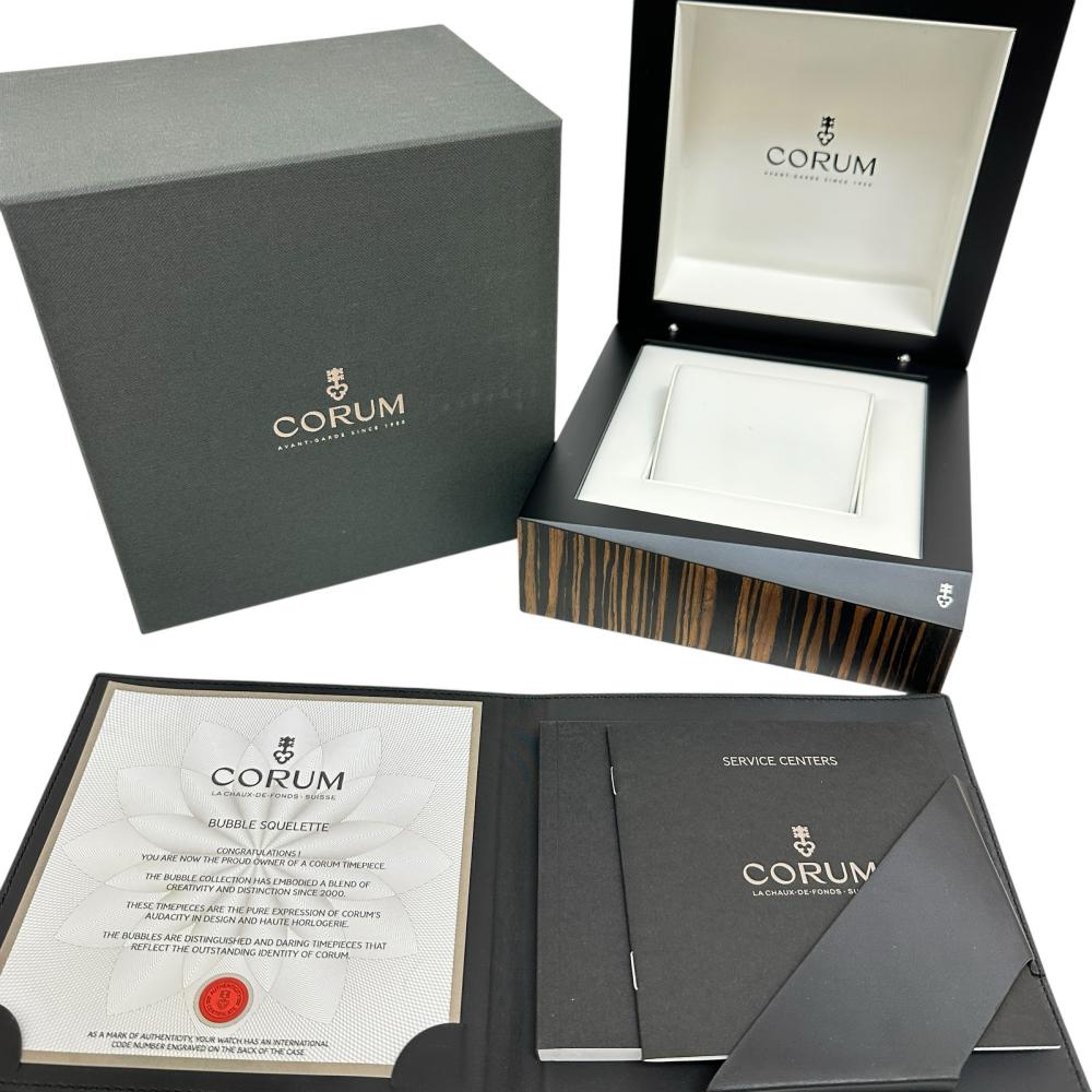 CORUM/コルム】 バブル L082/02595 082.400.20 スケルトン 腕時計