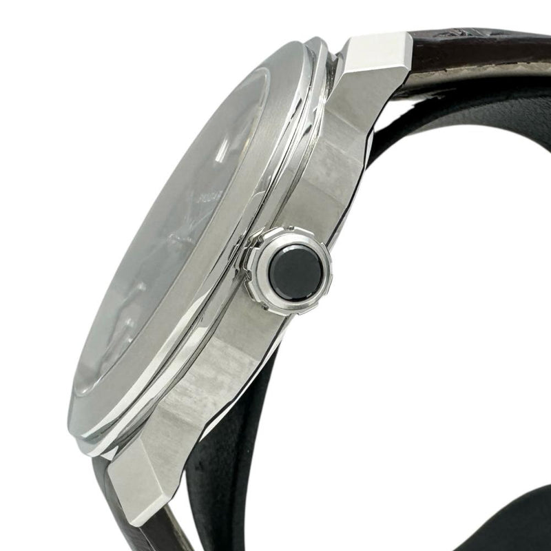 【BVLGARI/ブルガリ】 オクト OC41S 保証書/ギャラ/箱付き　裏スケルトン 腕時計 ステンレススチール/レザー 自動巻き/オートマ ダークブラウン文字盤/ブラウンレザー メンズ
【中古】【真子質店】【BL】




【MaxID】