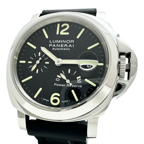 【PANERAI/パネライ】 ルミノール マリーナ パワーリザーブ PAM01090 腕時計 ステンレススチール/ラバー 自動巻き/オートマ S番（2016年） ブラック文字盤/ブラックラバーベルト メンズ
【中古】【真子質店】【GD】




【DTYMi】