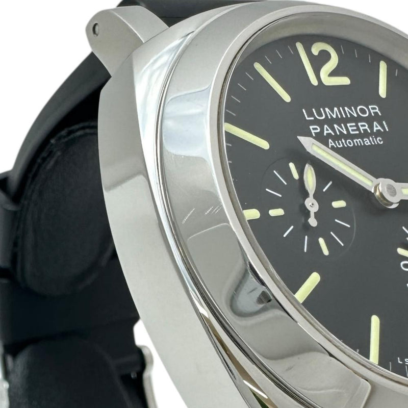 【PANERAI/パネライ】 ルミノール マリーナ パワーリザーブ PAM01090 腕時計 ステンレススチール/ラバー 自動巻き/オートマ S番（2016年） ブラック文字盤/ブラックラバーベルト メンズ
【中古】【真子質店】【GD】




【DTYMi】