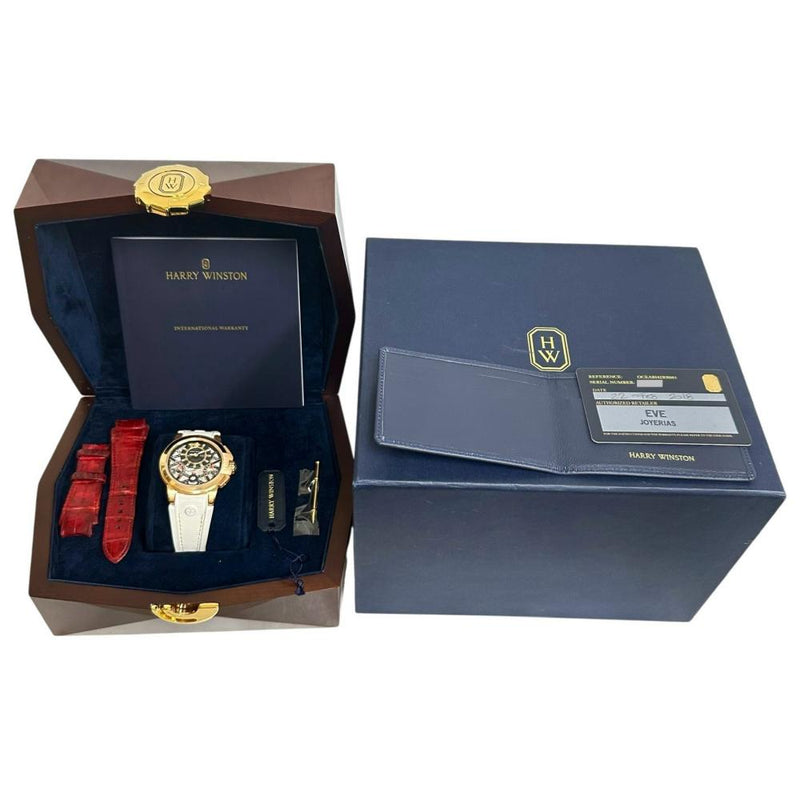 【HARRY WINSTON/ハリーウィンストン】 OCEABI42RR001 オーシャン バイレトログラード デイデイト　保証書/ギャラ/箱付き 腕時計 K18PGピンクゴールド/ラバー 自動巻き/オートマ 黒文字盤/白ラバーベルト メンズ
【中古】【真子質店】【BL】




【IMiKxx】