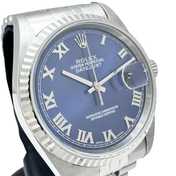 【ROLEX/ロレックス】 デイトジャスト 16234 腕時計 ステンレススチール/WG 自動巻き/オートマ P番(2000年) ブルーローマン文字盤/シルバーベルト メンズ
【中古】【真子質店】【BL】




【KSDT】
【ex】