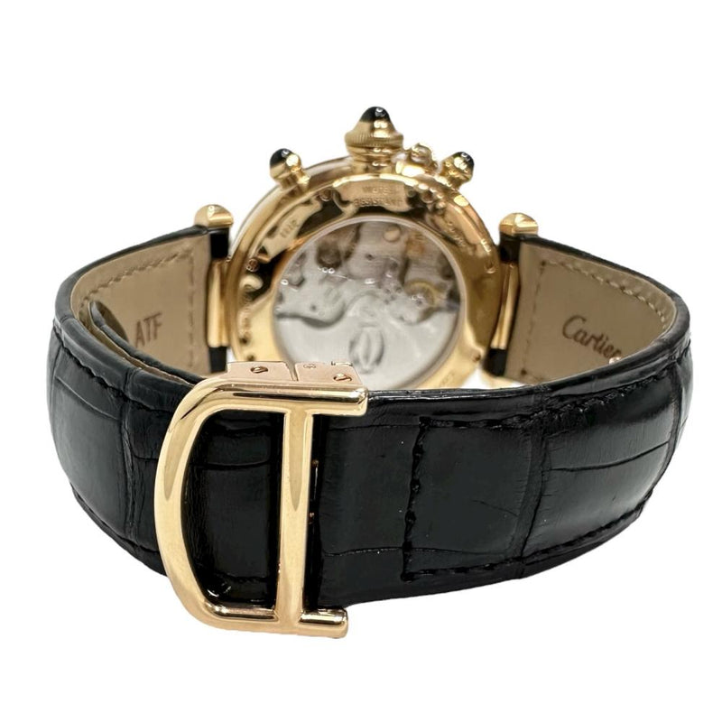 【CARTIER/カルティエ】 パシャ クロノグラフ W3017551 保証書/ギャラ/箱付き　2002年 FIFAワールドカップ 世界35本限定 裏スケルトン 腕時計 K18YGイエローゴールド/レザー 自動巻き/オートマ ゴールド文字盤/黒革ベルト メンズ
【中古】【真子質店】【BL】




【IIMiSI】