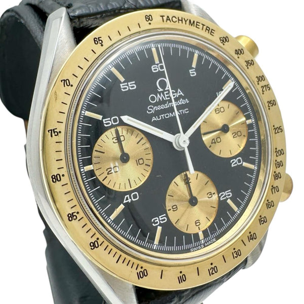 【OMEGA/オメガ】 スピードマスター クロノ 175.0033 コンビ/金目 腕時計 ステンレススチール/レザー/イエローゴールド 自動巻き/オートマ ブラック文字盤/ブラックレザー社外ベルト メンズ
【中古】【真子質店】【BL】




【MaxMix】