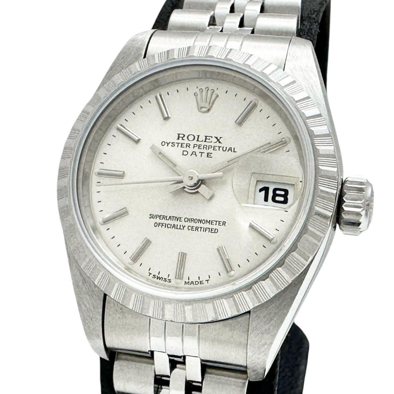 【ROLEX/ロレックス】 オイスターパーペチュアルデイト 69240 保有り 腕時計 ステンレススチール 自動巻き/オートマ T番(1996年) シルバー文字盤/シルバーベルト レディース
【中古】【真子質店】【BL】




【MaMoTx】
【ex】