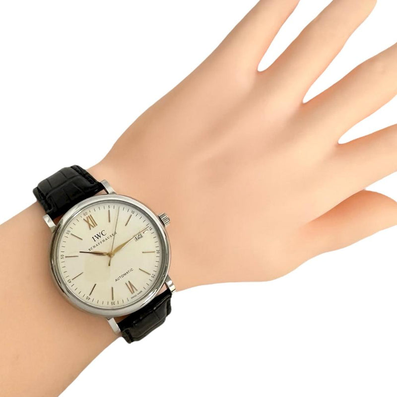 【IWC/インターナショナルウォッチカンパニー】 ポートフィノ IW356517 保証書/ギャラ/箱付き 腕時計 ステンレススチール/レザー 自動巻き/オートマ シルバー文字盤/ブラック革ベルト メンズ
【中古】【真子質店】【GD】




【TMiYx】