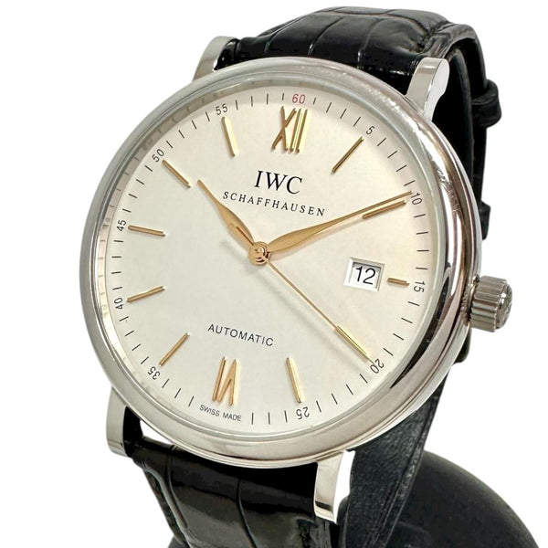 【IWC/インターナショナルウォッチカンパニー】 ポートフィノ IW356517 保証書/ギャラ/箱付き 腕時計 ステンレススチール/レザー 自動巻き/オートマ シルバー文字盤/ブラック革ベルト メンズ
【中古】【真子質店】【GD】




【TMiYx】